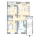 3-Zimmer-Wohnung (EG) mit Balkon in Stuttgart-Birkenäcker - Grundriss